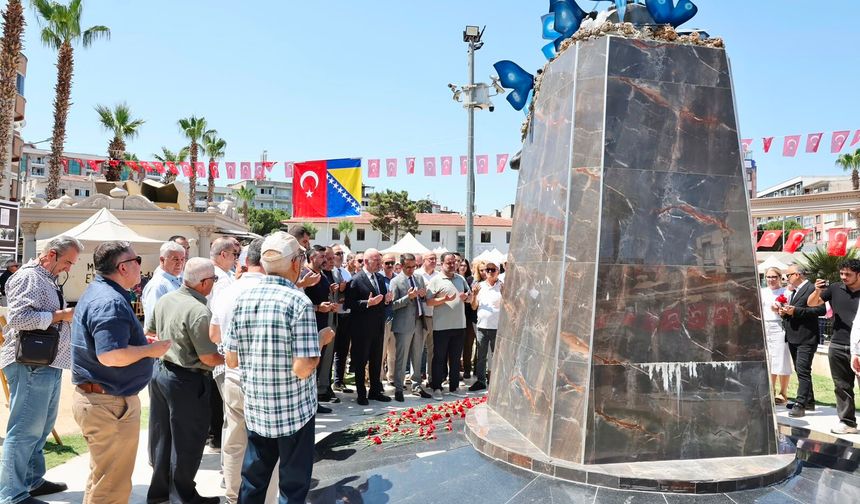 Srebrenitsa Soykırımı kurbanları, Menemen'de anıldı