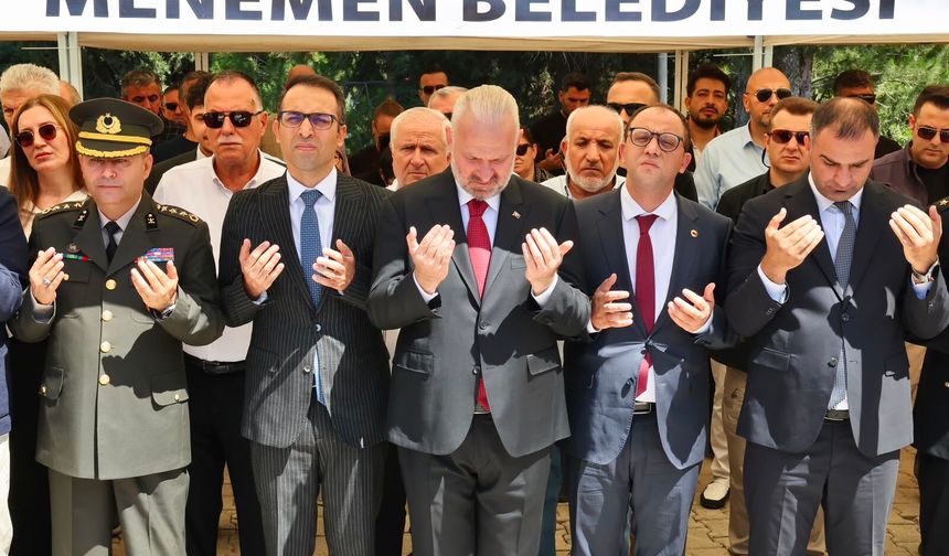 15 Temmuz Şehitleri Menemen’de dualarla anıldı