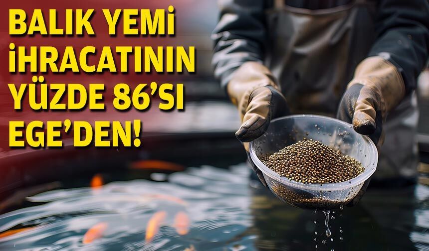 Balık yemi ihracatının yüzde 86’sı Ege’den!