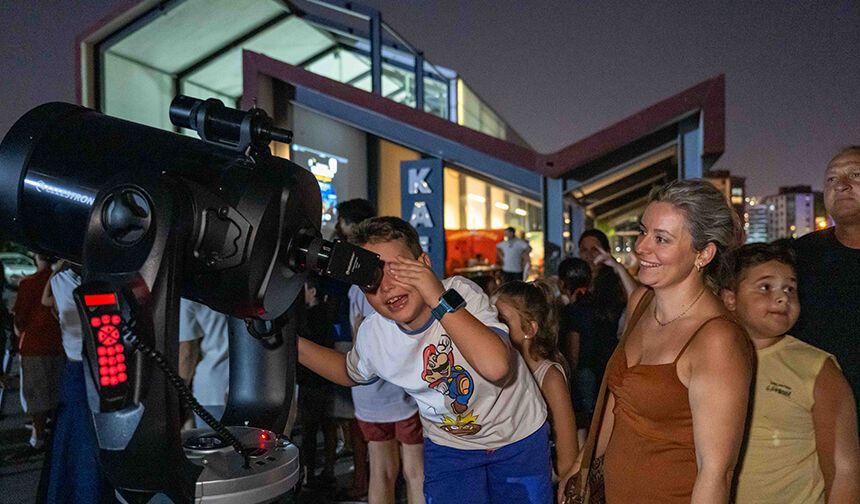 Bornova'da 8500 yıllık tarihin gölgesinde unutulmaz gökyüzü gözlemi