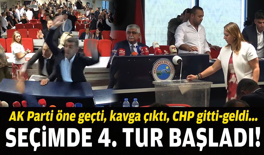 Menderes seçiminde gözler son turda... CHP üyeleri salona döndü!