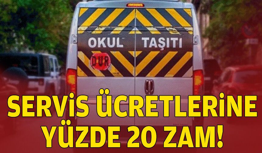 İzmir’de servis ücretlerine yüzde 20 zam!