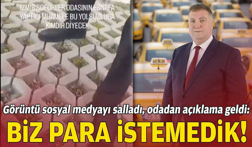 Görüntü sosyal medyayı salladı, odadan açıklama geldi: Biz para istemedik!
