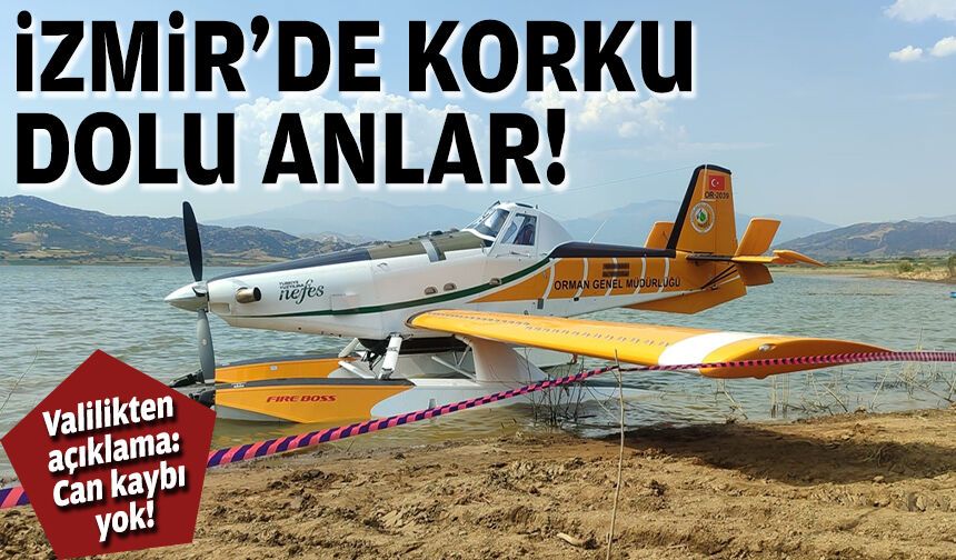 İzmir'de korku dolu anlar!