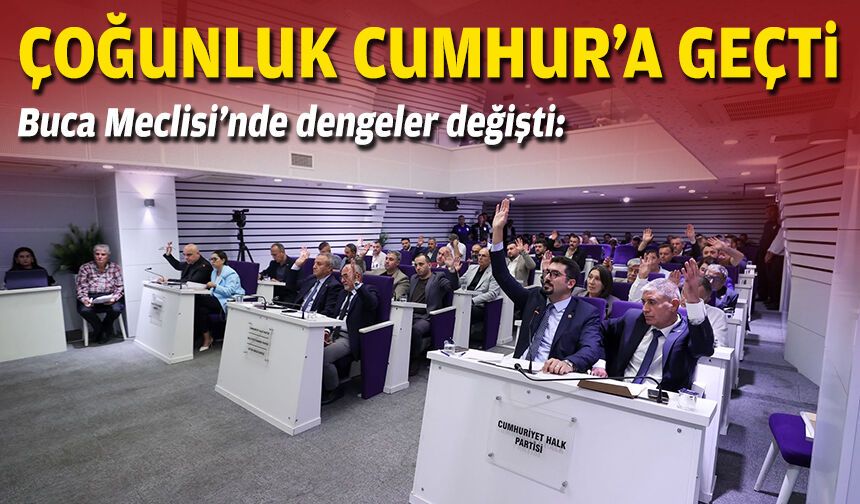 Buca Meclisi’nde dengeler değişti: Çoğunluk Cumhur’a geçti