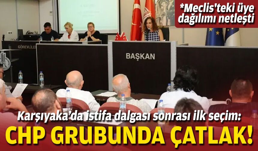 Karşıyaka’da istifa dalgası sonrası ilk seçim: CHP grubunda çatlak!