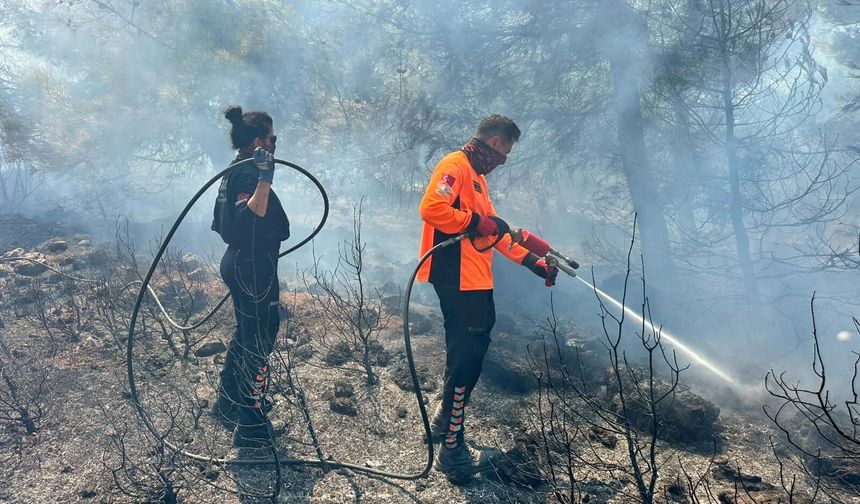 BUCAKUT yangınla mücadelede aktif rol alıyor