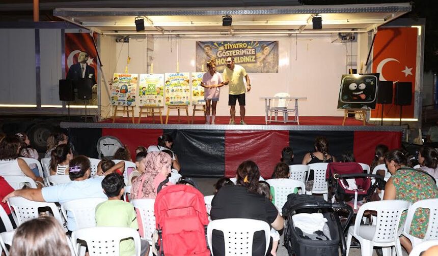Çiğli’de Mahalle Tiyatro Günleri yüzlerce çocukla buluştu