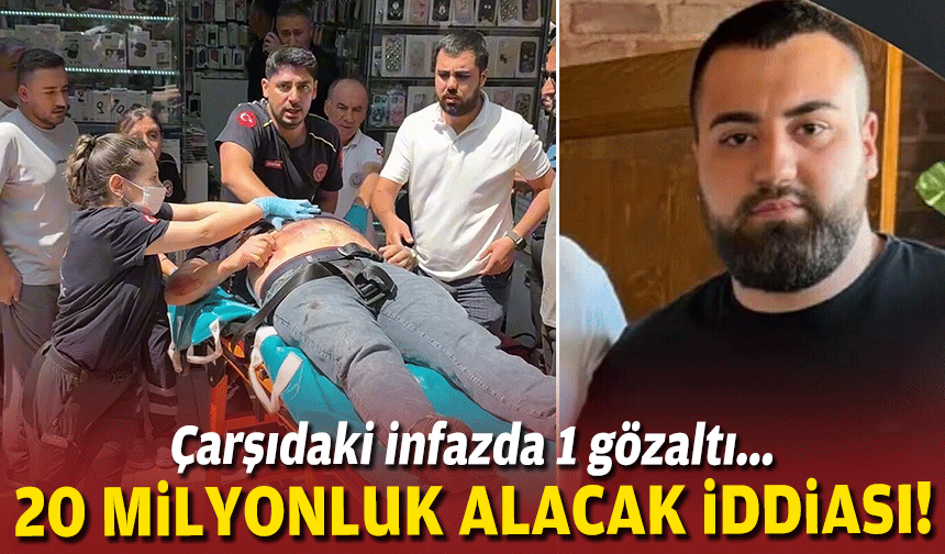Çarşıdaki infazda 1 gözaltı... 20 milyonluk alacak iddiası!