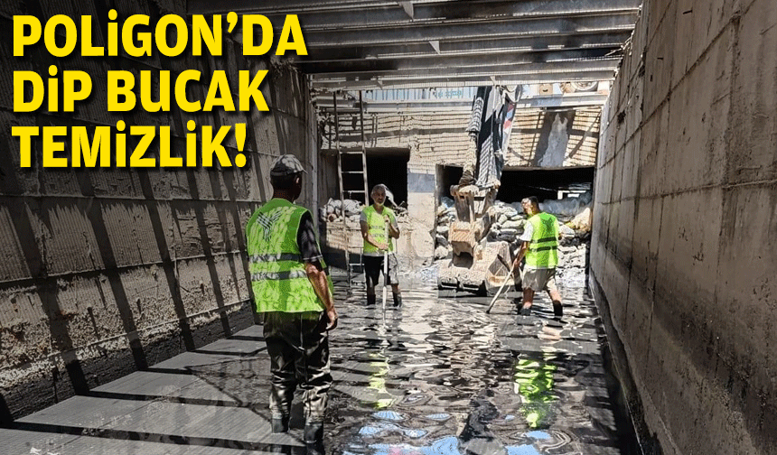 Poligon Deresi’nde dip temizliği!