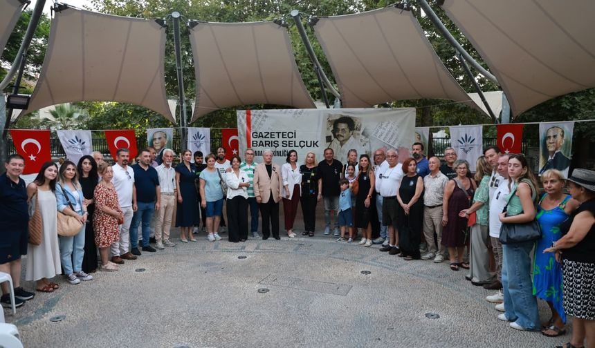 Karabağlar ‘da Gazeteci Barış Selçuk saygıyla anıldı