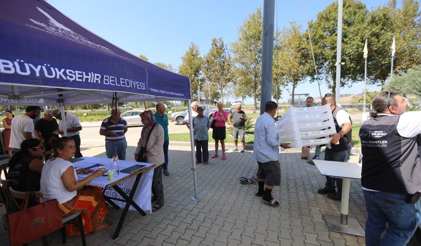 İzmir Büyükşehir Belediyesi'nden Selçuk incir üreticisine destek!
