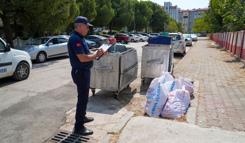 Gaziemir'den çevreyi kirletenlere karşı güçlü mücadele!