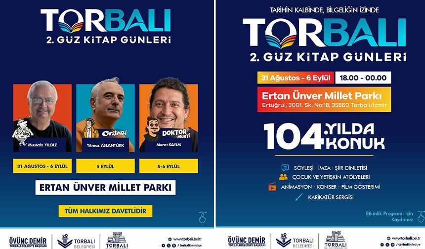 Torbalı’da edebiyat ve kültür rüzgârı: 104. yıla 104 konuk