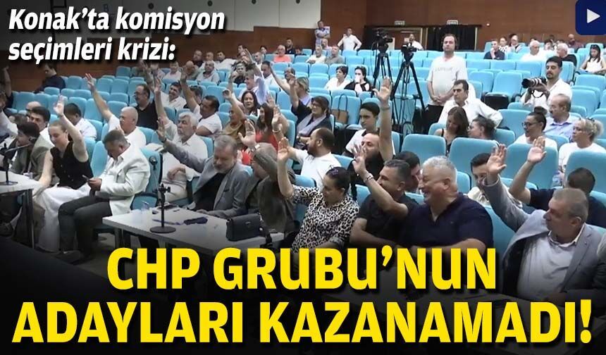 Konak’ta komisyon seçimleri krizi: CHP Grubu’nun adayları kazanamadı!