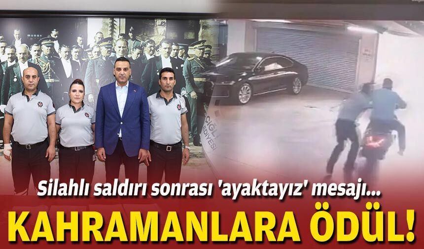 Silahlı saldırı sonrası 'ayaktayız' mesajı... Kahramanlara ödül!
