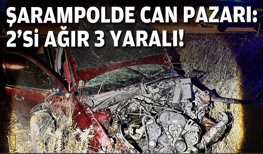 Şarampolde can pazarı: 2'si ağır 3 yaralı!
