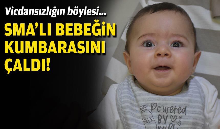 Vicdansızlığın böylesi... SMA'lı bebeğin kumbarasını çaldı!