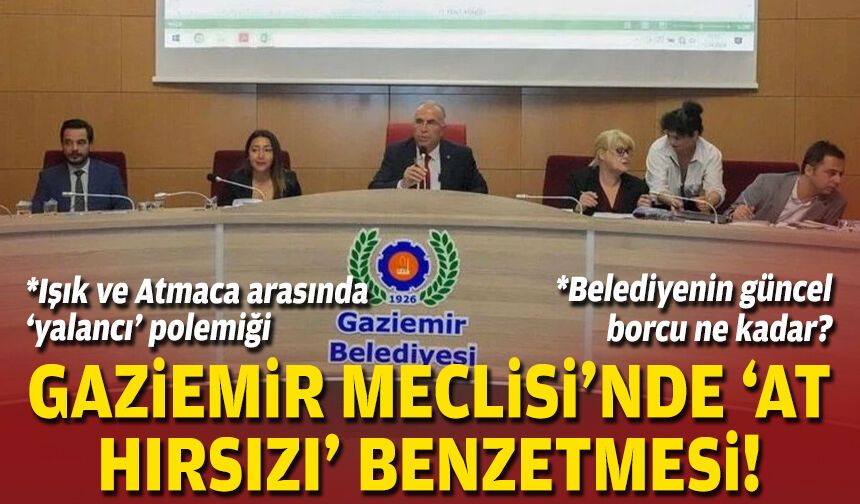 Gaziemir Meclisi’nde ‘at hırsızı’ benzetmesi!