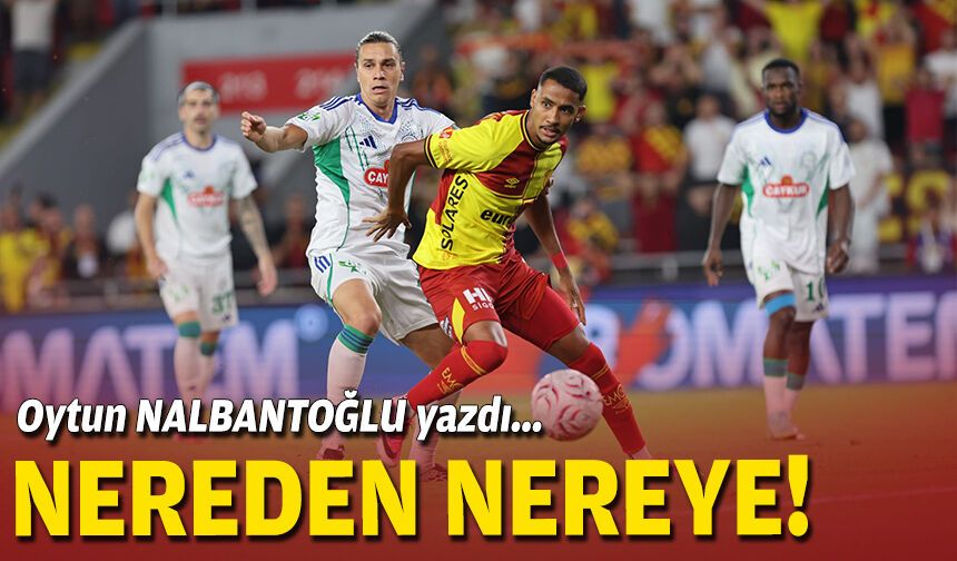 Nereden nereye!