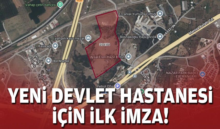 Yeni devlet hastanesi için ilk imza!