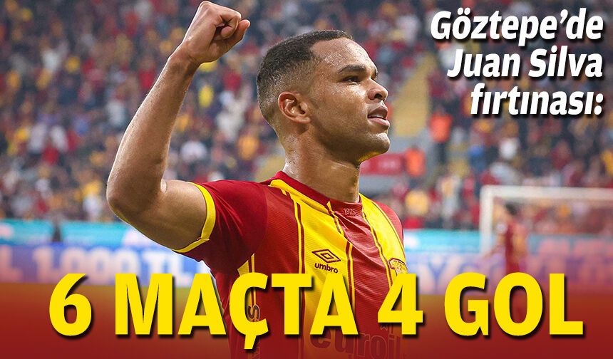 Göztepe’de Juan Silva fırtınası: 6 maçta 4 gol