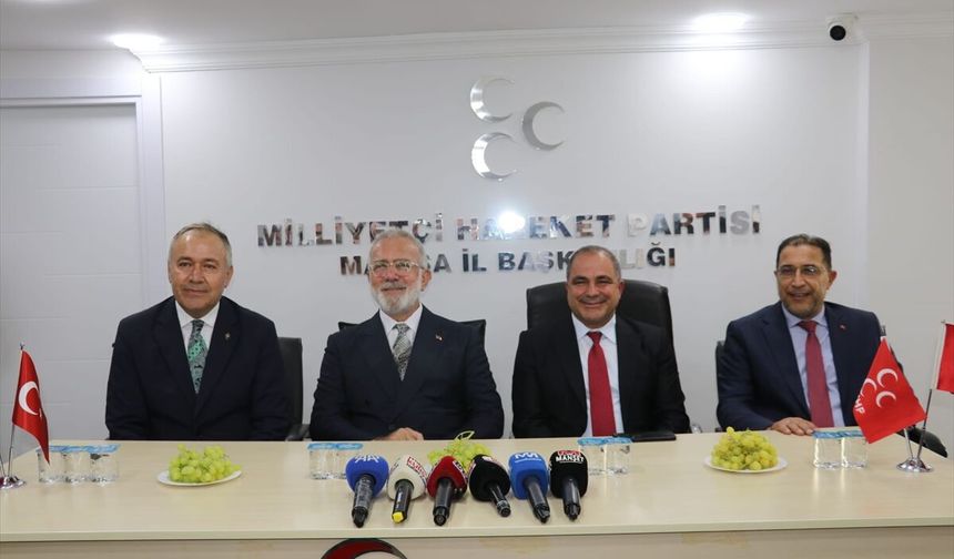 AK Parti Grup Başkanvekili Yenişehirlioğlu'ndan MHP Manisa İl Başkanı Savaş'a ziyaret