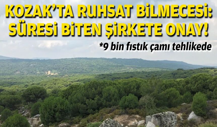 Kozak’ta ruhsat bilmecesi... Süresi biten şirkete onay!