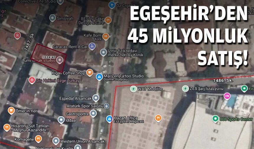 Egeşehir'den 45 milyonluk satış!