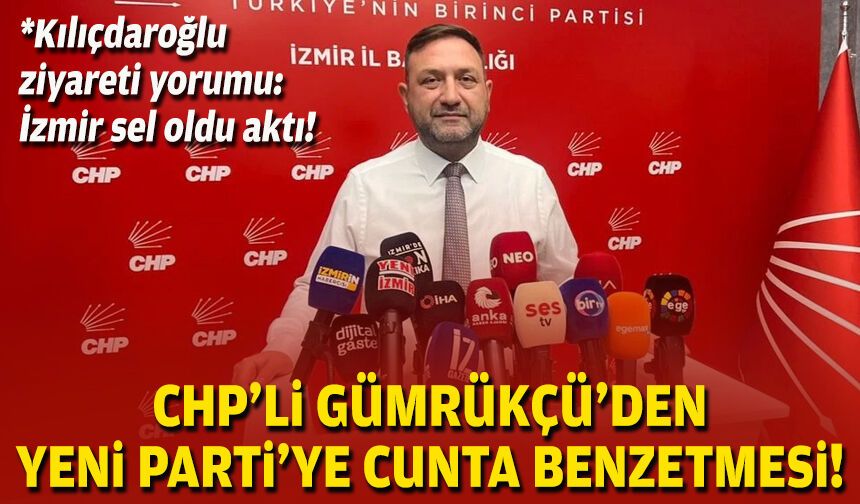 CHP’li Gümrükçü’den Yeni Parti’ye cunta benzetmesi