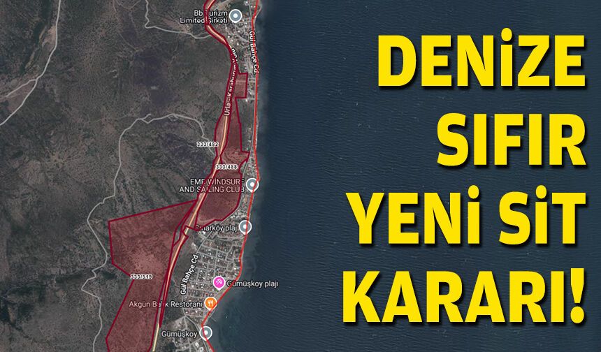 İzmir'de denize sıfır yeni SİT kararı!