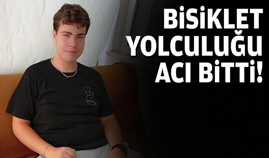 Bisiklet yolculuğu acı bitti: Yol kenarındaki minibüs hayatını kararttı!