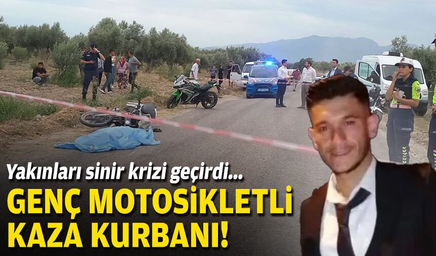 Genç motosikletli kaza kurbanı... Yakınları sinir krizi geçirdi!