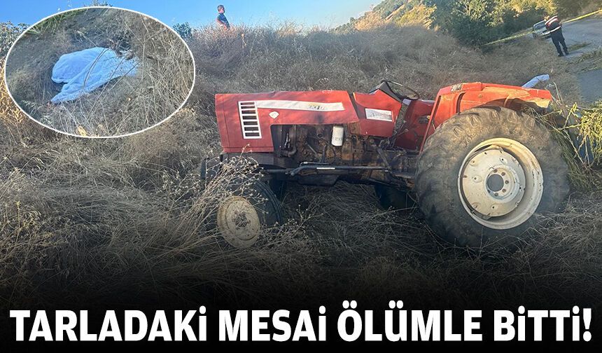 Tarladaki mesai ölümle bitti!