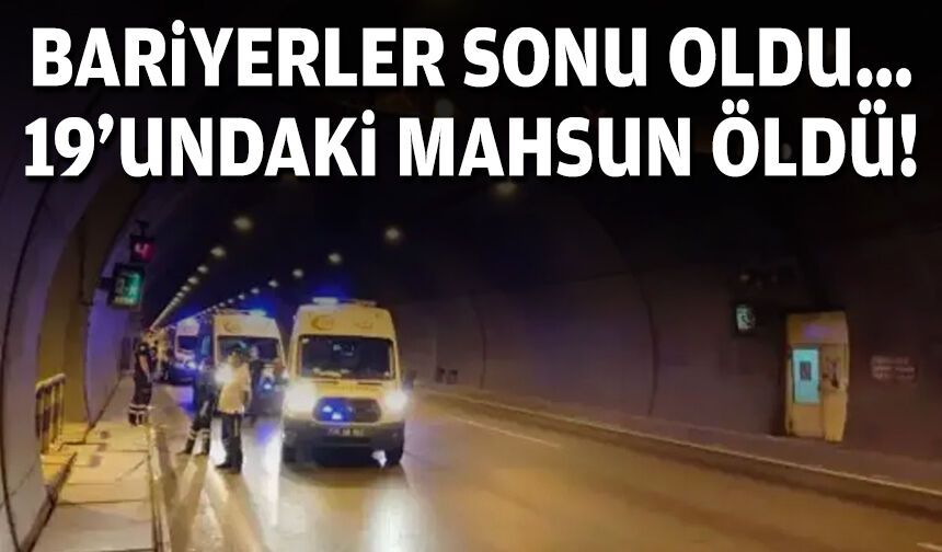Bariyerler sonu oldu: 19 yaşındaki Mahsun öldü!