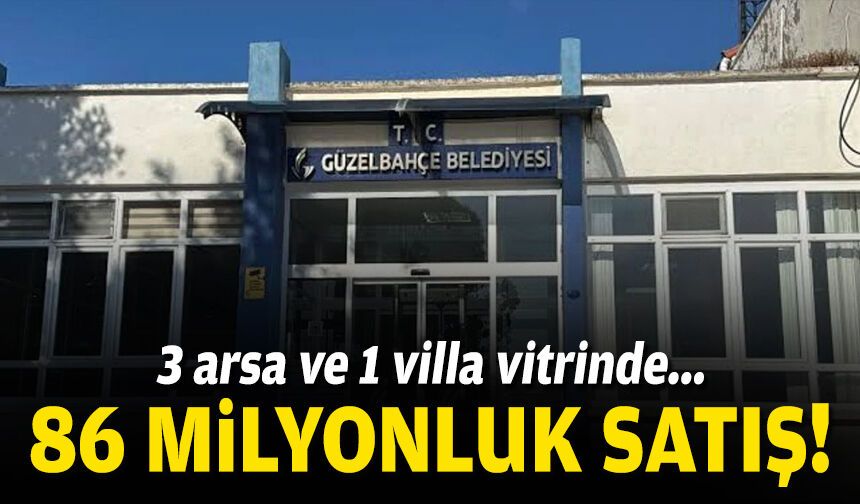 Güzelbahçe'de 86 milyonluk satış