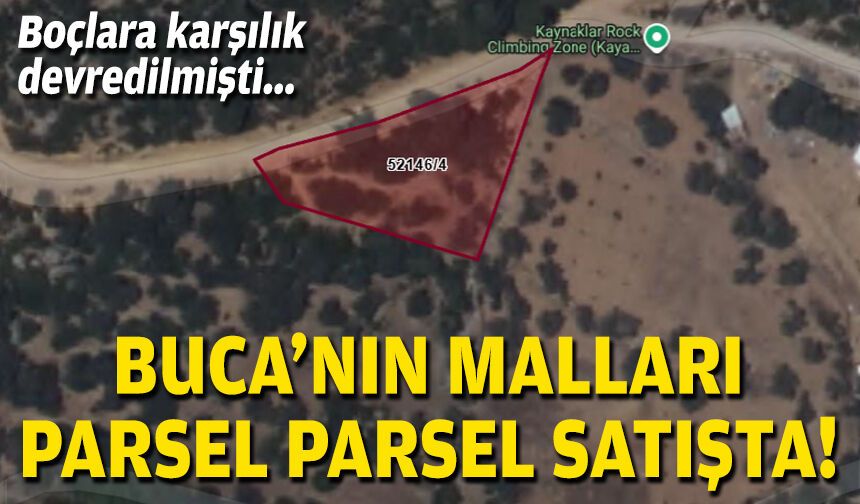 Borçlara karşılık devredilmişti… Buca’nın malları parsel parsel satışta!