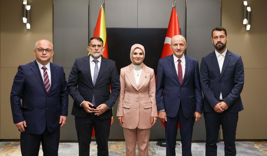 Bakan Göktaş, Kuzey Makedonya’da ikili görüşmelerde bulundu