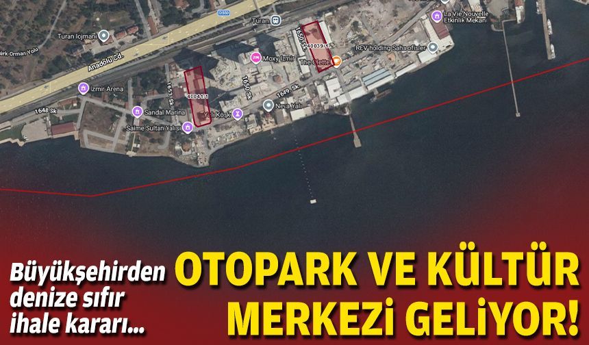 Büyükşehirden denize sıfır ihale kararı… Otopark ve kültür merkezi geliyor!