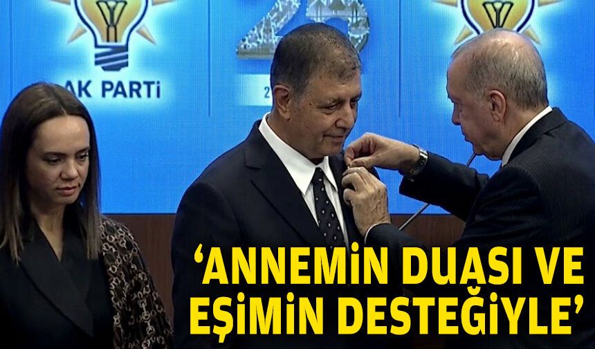 "Annemin duası ve eşimin desteğiyle"