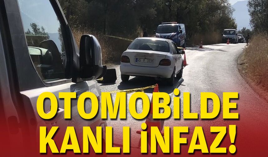 Otomobilde kanlı infaz!