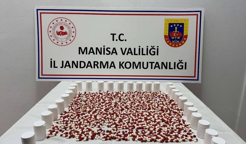 Manisa'da zehir operasyonu: 86 bin 654 sentetik ecza ele geçirildi!