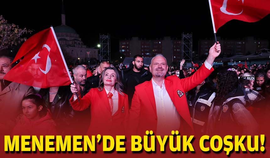 Menemen'de 29 Ekim coşkusu!