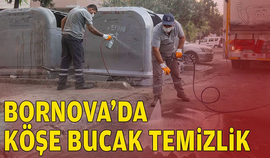 Bornova'da köşe bucak temizlik