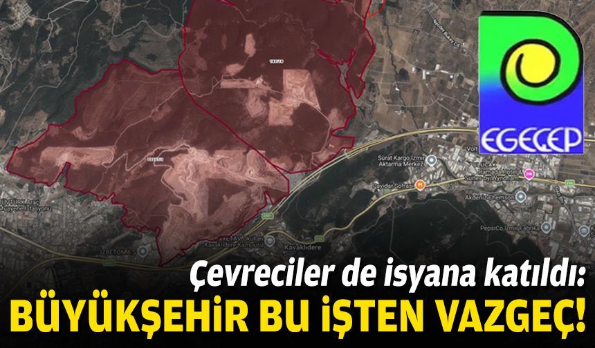 Çevreciler de isyana katıldı: Büyükşehir bu işten vazgeç!