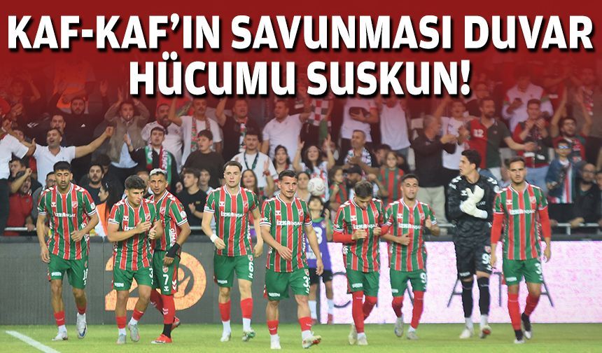 Karşıyaka’nın savunması duvar, hücumu suskun!