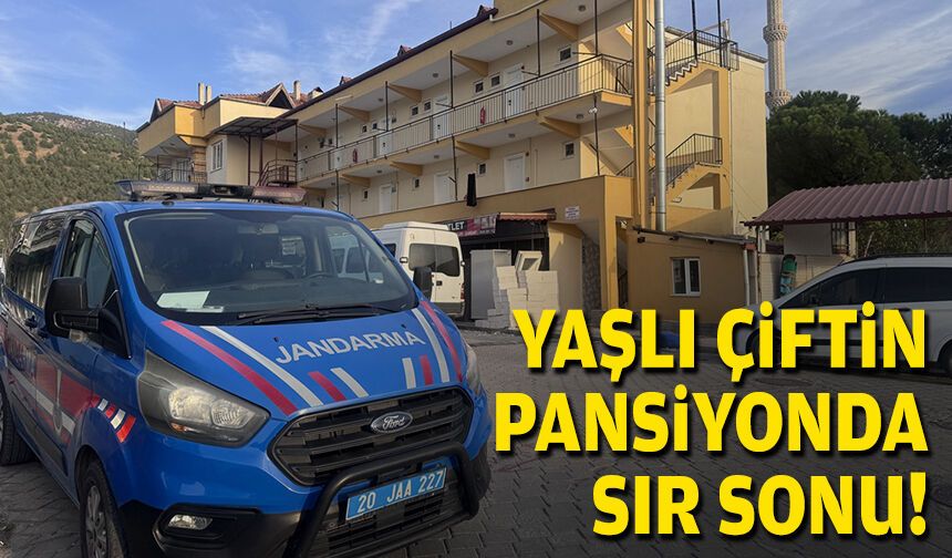 Yaşlı çiftin pansiyonda sır sonu!