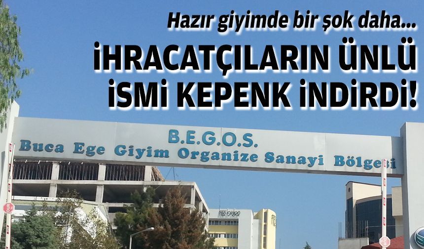 Hazır giyimde bir şok daha... İhracatçıların ünlü ismi fabrikasını kapattı