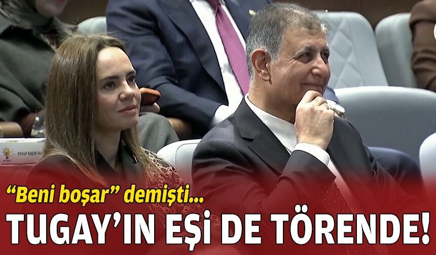 "Beni boşar" demişti: Tugay'ın eşi de törende!