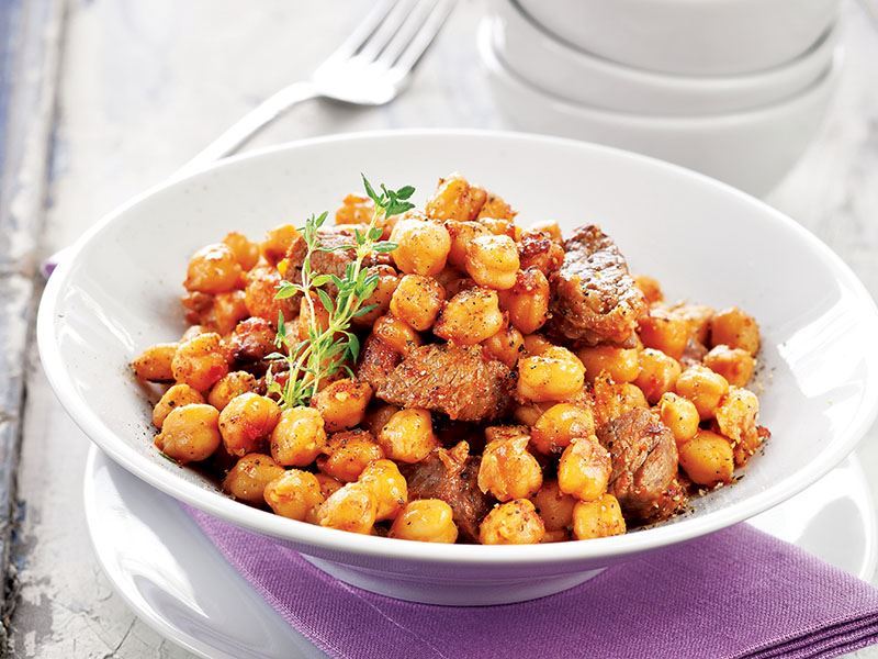 Günün iftar menüsü: Etli nohut yemeği
